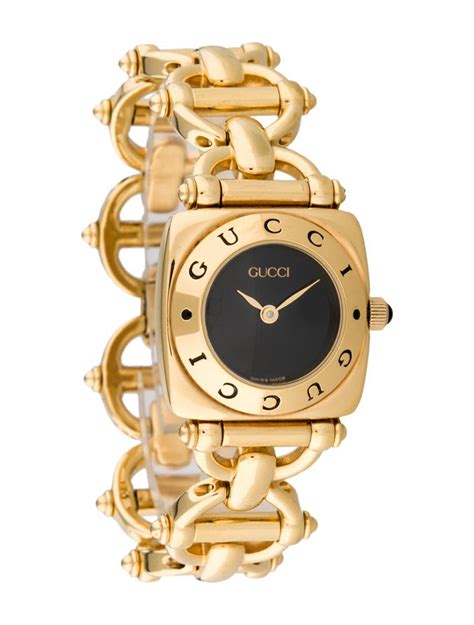 Gucci 6400L Horsebit Link Watch 